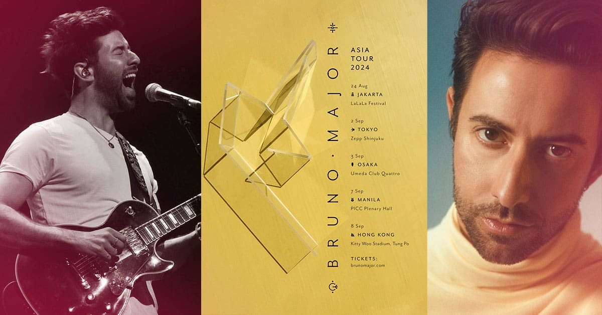 Bruno Major Serenades Asia: 2024 Tour Dates Announced!