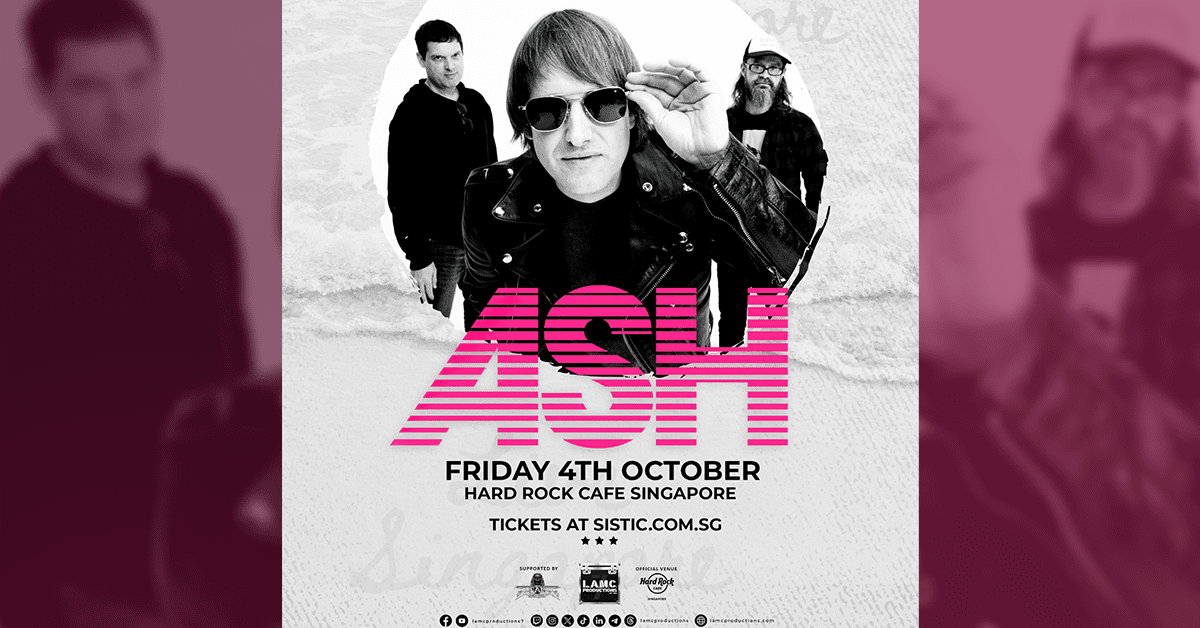 Ash to Rock Singapore This October with a Career-Spanning Set