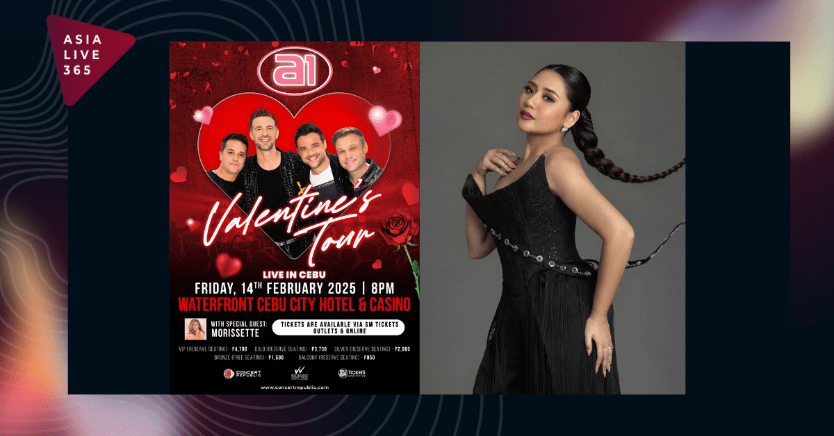 A1 and Morissette Set to Create Valentine’s Magic in Cebu!